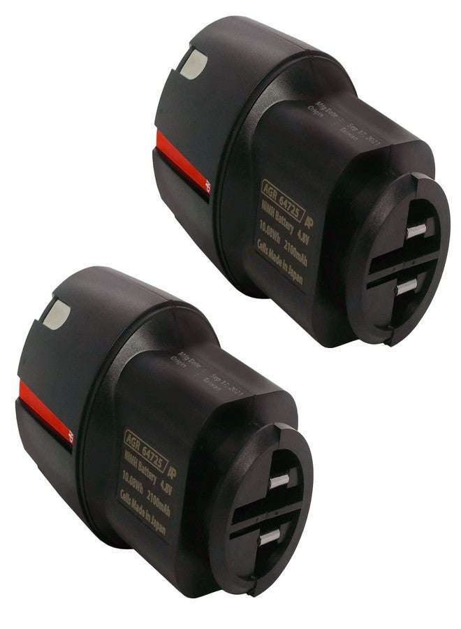 Artisan Power Pack of Two High-Capacity Replacement Batteries for Andis PowerGroom AGR and BGR Clippers. NiMH, 2100mAh, Japanese Cells. Compatible with Andis Bgrc. Long-Lasting Power - Image 1